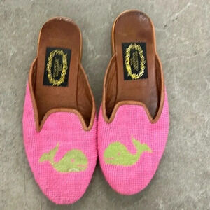 The  larkspur collection slip on shoes whale